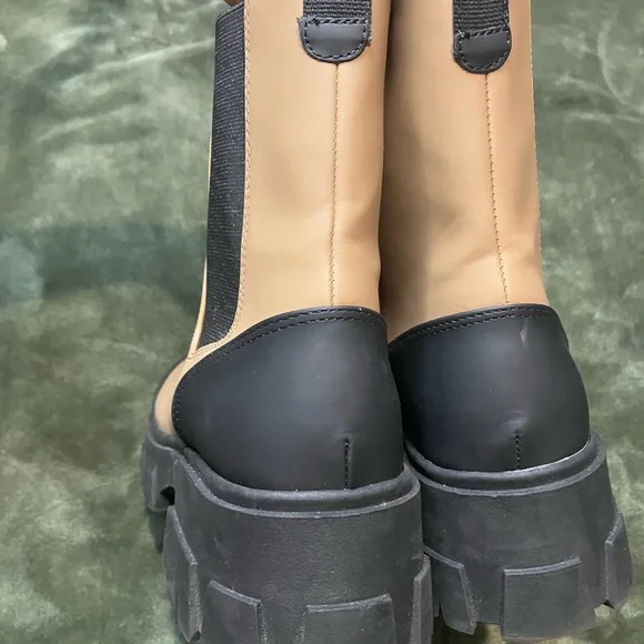 a new day Tan and Black Winter Boots - Picture 2 of 6